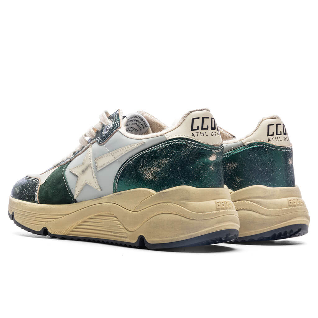 Women's Running Sole - Green/Cream/Light Silver - Image 3