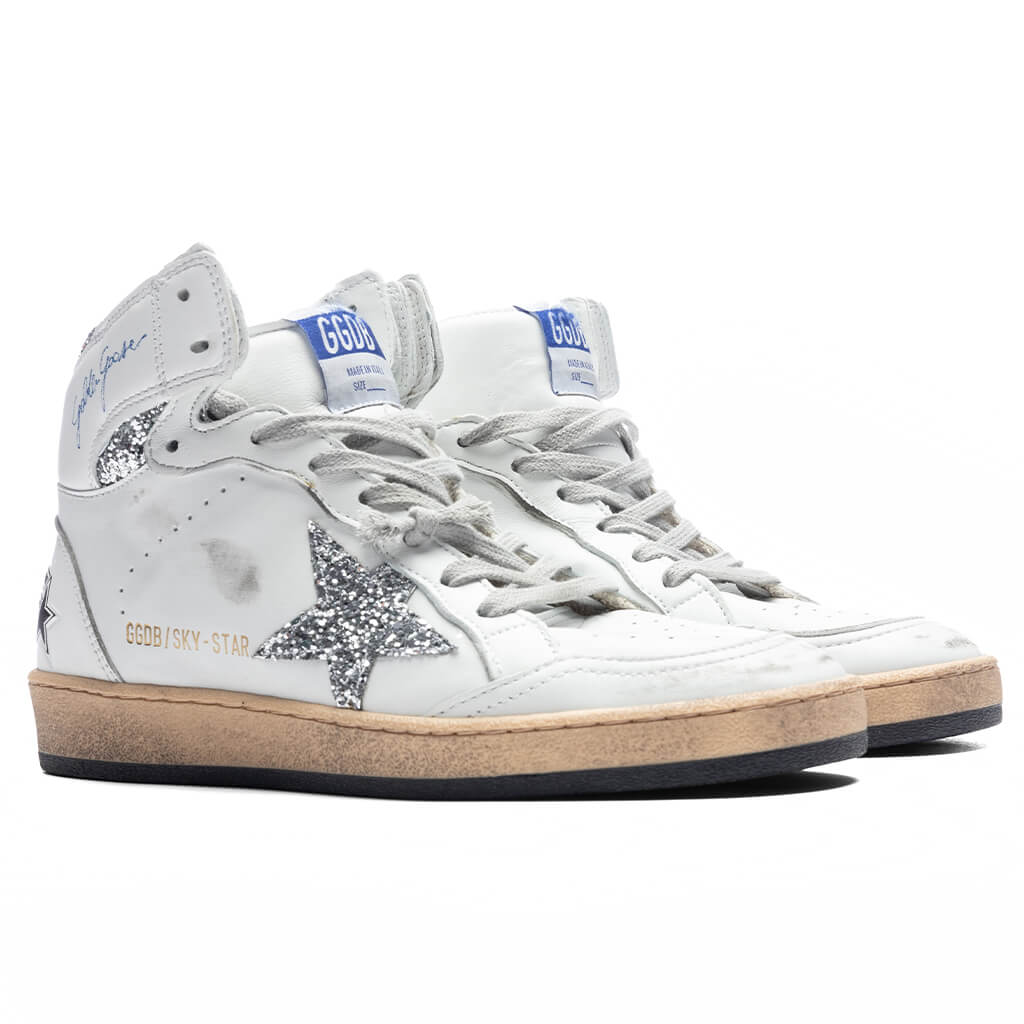 Women's Sky Star Sneakers - White/Silver - Image 2