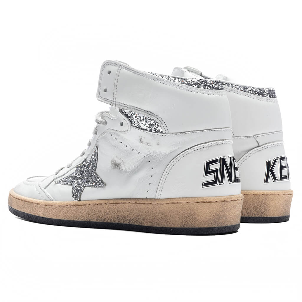 Women's Sky Star Sneakers - White/Silver - Image 3