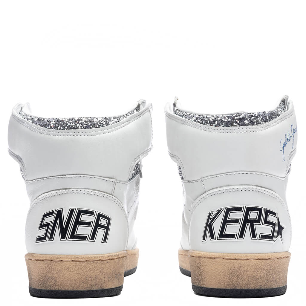 Women's Sky Star Sneakers - White/Silver - Image 4