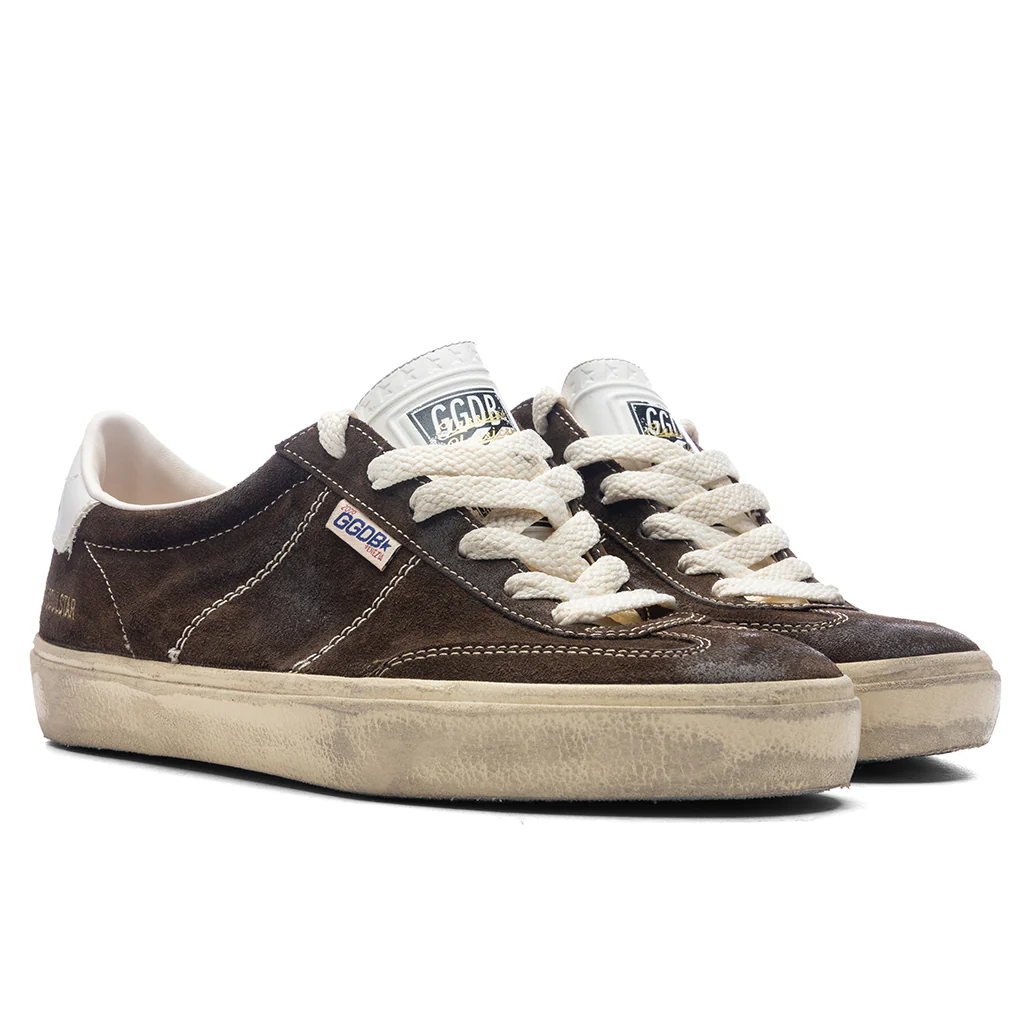 Women's Soul Star Suede Sneaker - Dark Brown/Milk - Image 2