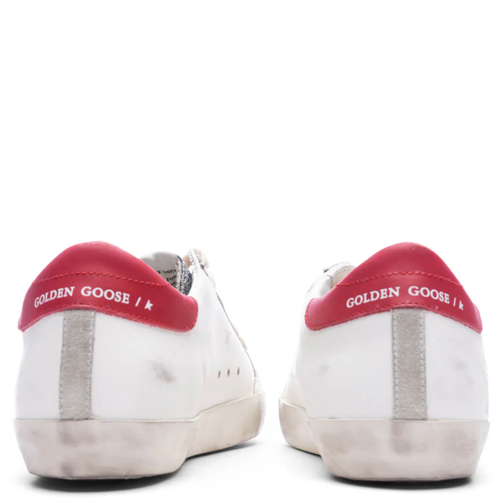 Women's Super-Star Penstar - White/Silver/Red - Image 4