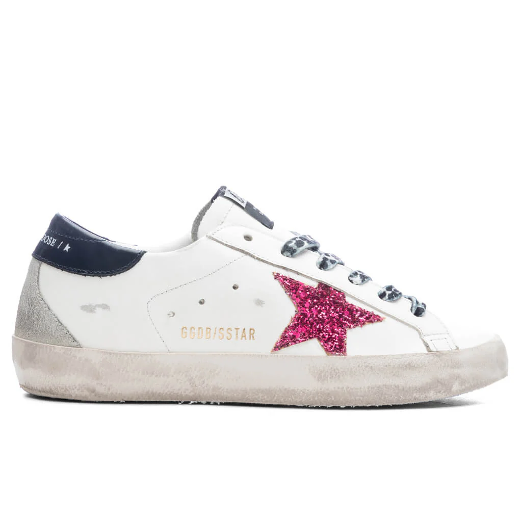 Women's Super Star Sneaker - White/Fucsia/Blue