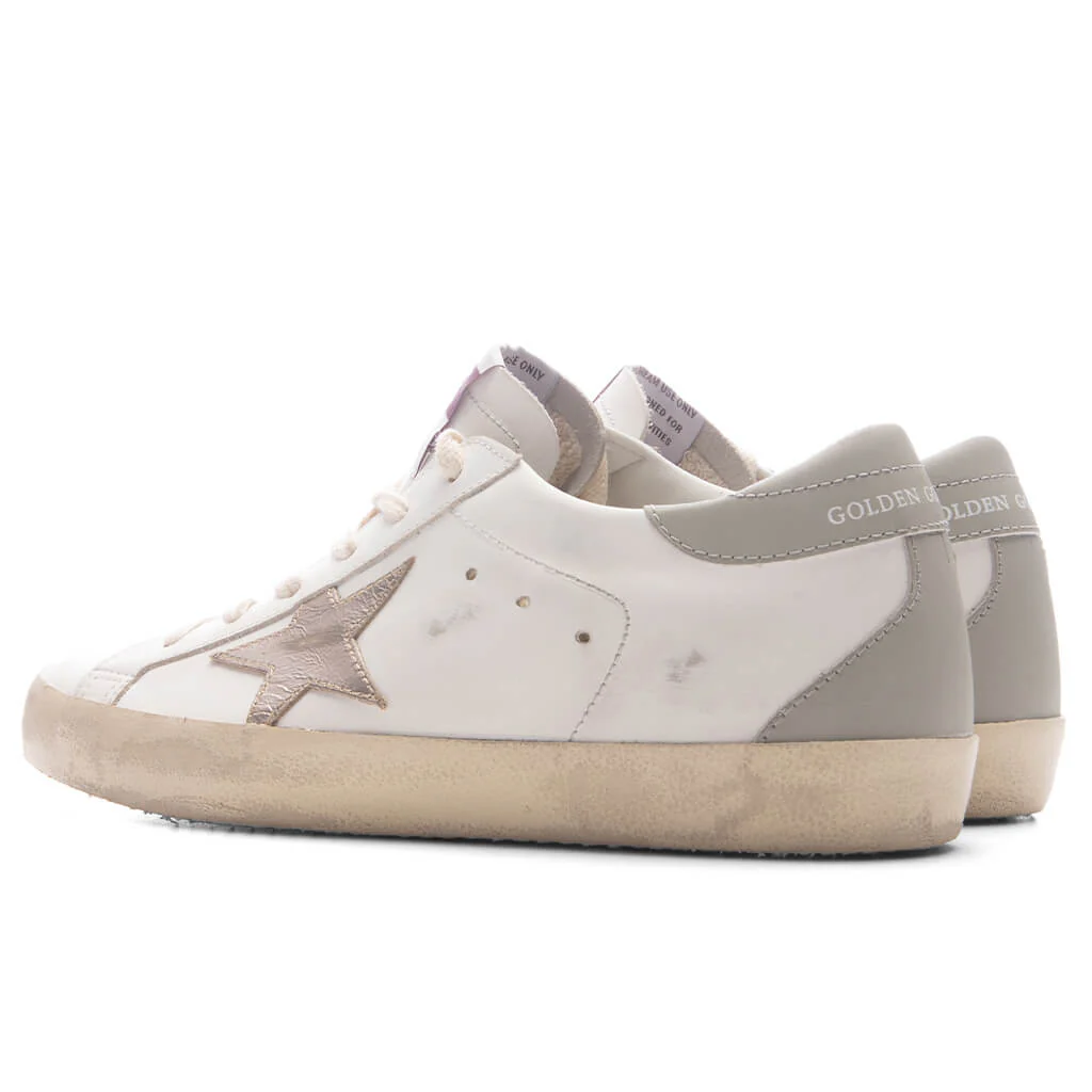 Women's Super-Star - White/Platinum/Grey - Image 3