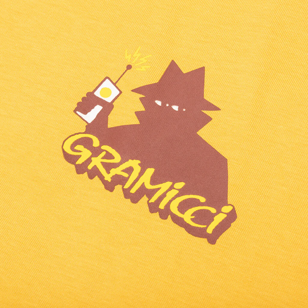 Real Bad Man x Gramicci Records L/S Tee - Mustard - Image 3