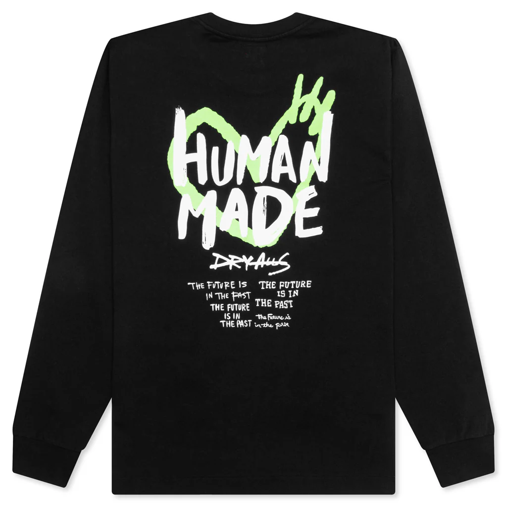 Graphic L/S Shirt - Black - Image 2