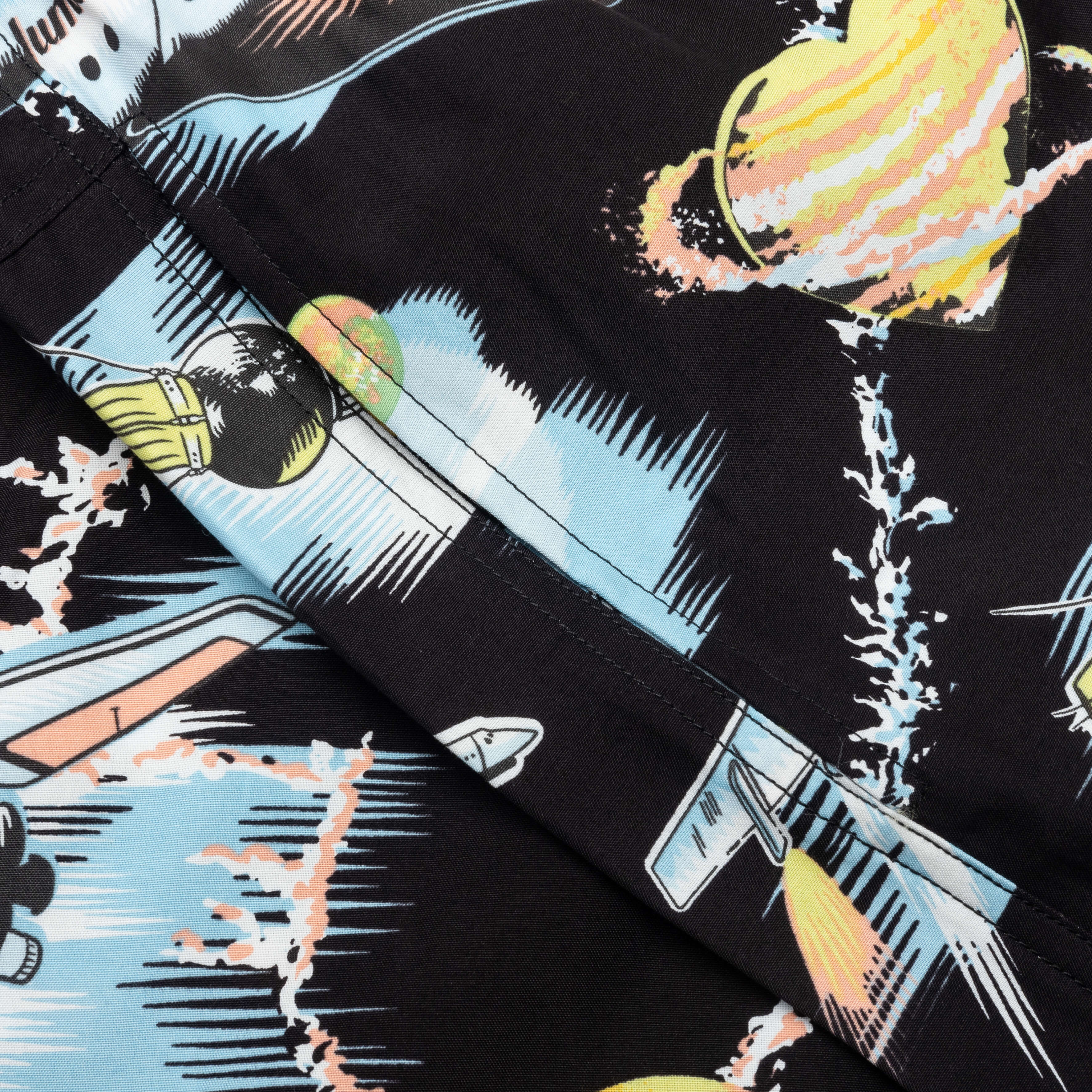 Graphic Shorts - Black - Image 3
