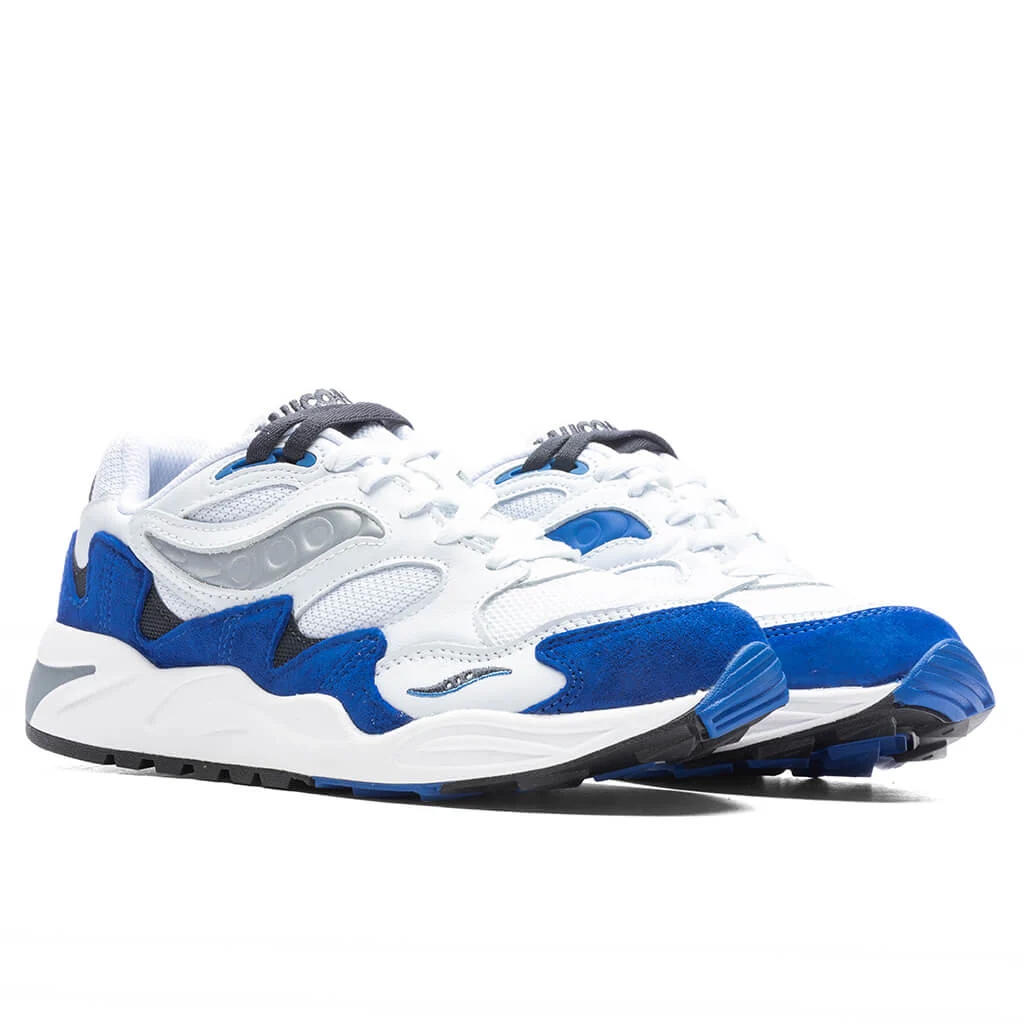 Grid Shadow 2 - White/Blue - Image 2