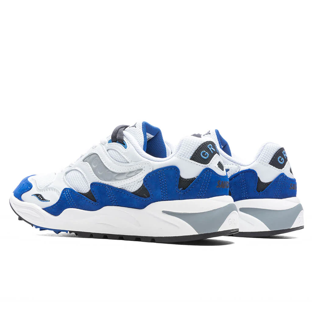 Grid Shadow 2 - White/Blue - Image 3