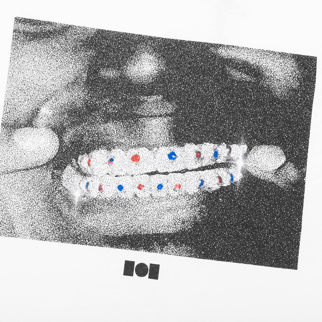 Nahmias x Kodak Black Grillz T-Shirt - White - Image 3