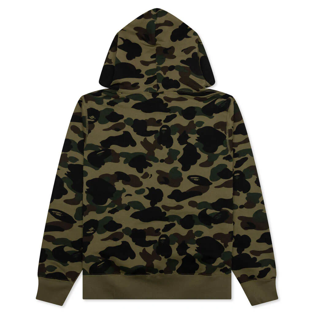 1st Camo College Pullover Hoodie - Green - Image 2