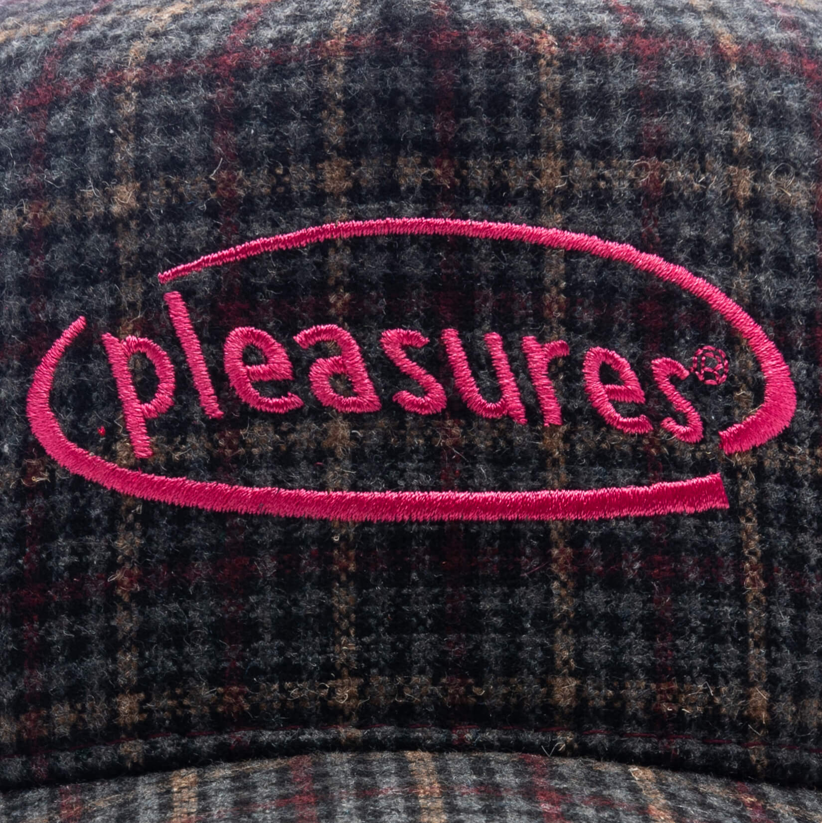 Happier Plaid Trucker - Maroon - Image 2