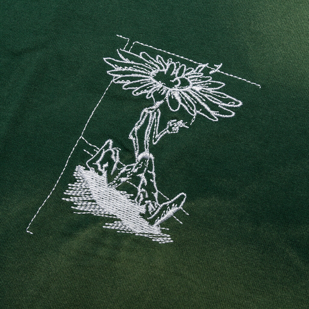 Hard Times Never Last Tee - Green - Image 4