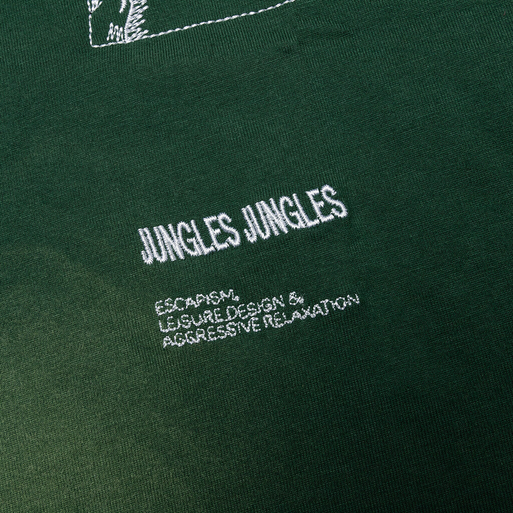 Hard Times Never Last Tee - Green - Image 5