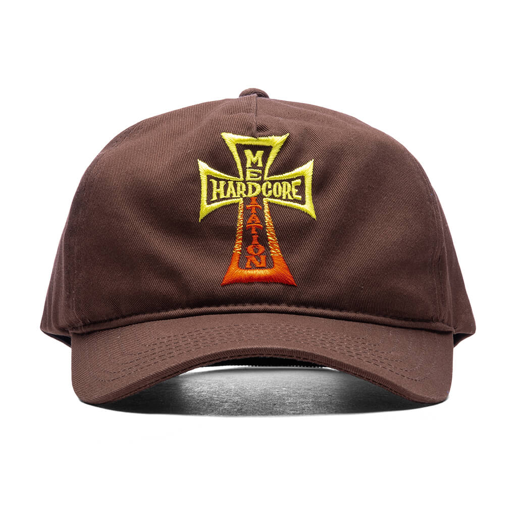 Hardcore Meditation Trucker Cap - Brown