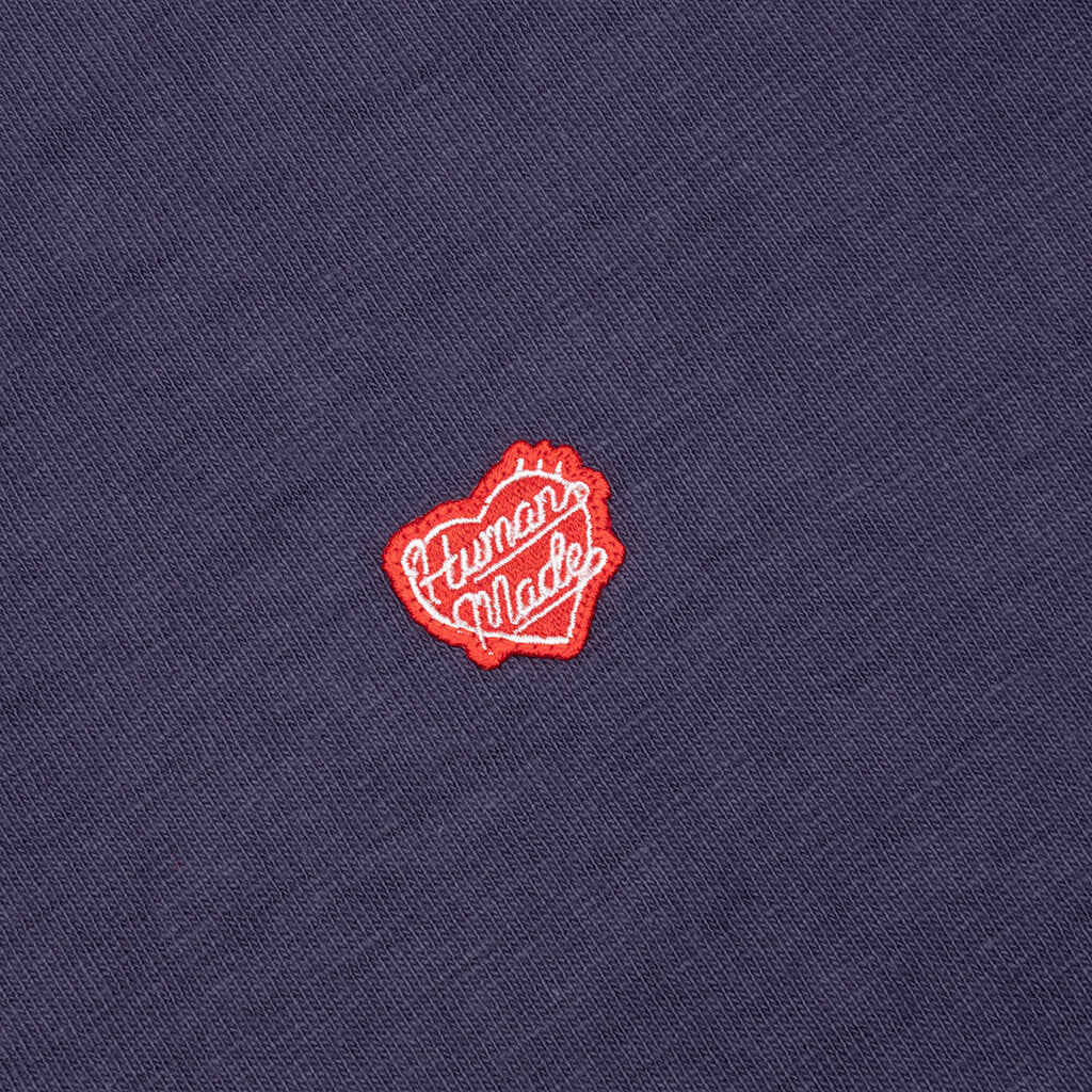 Heart Badge T-Shirt - Navy - Image 3
