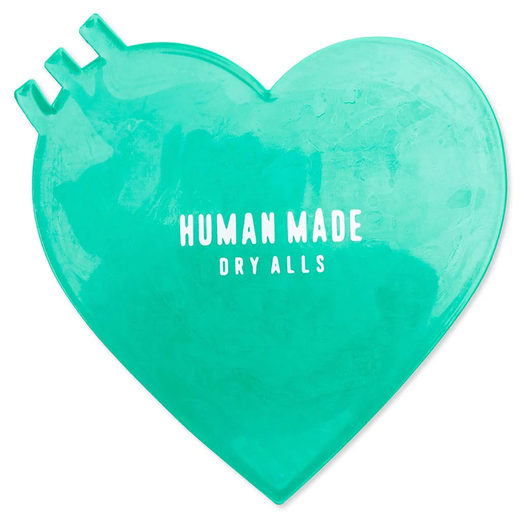 Heart Rubber Coaster - Green - Image 2