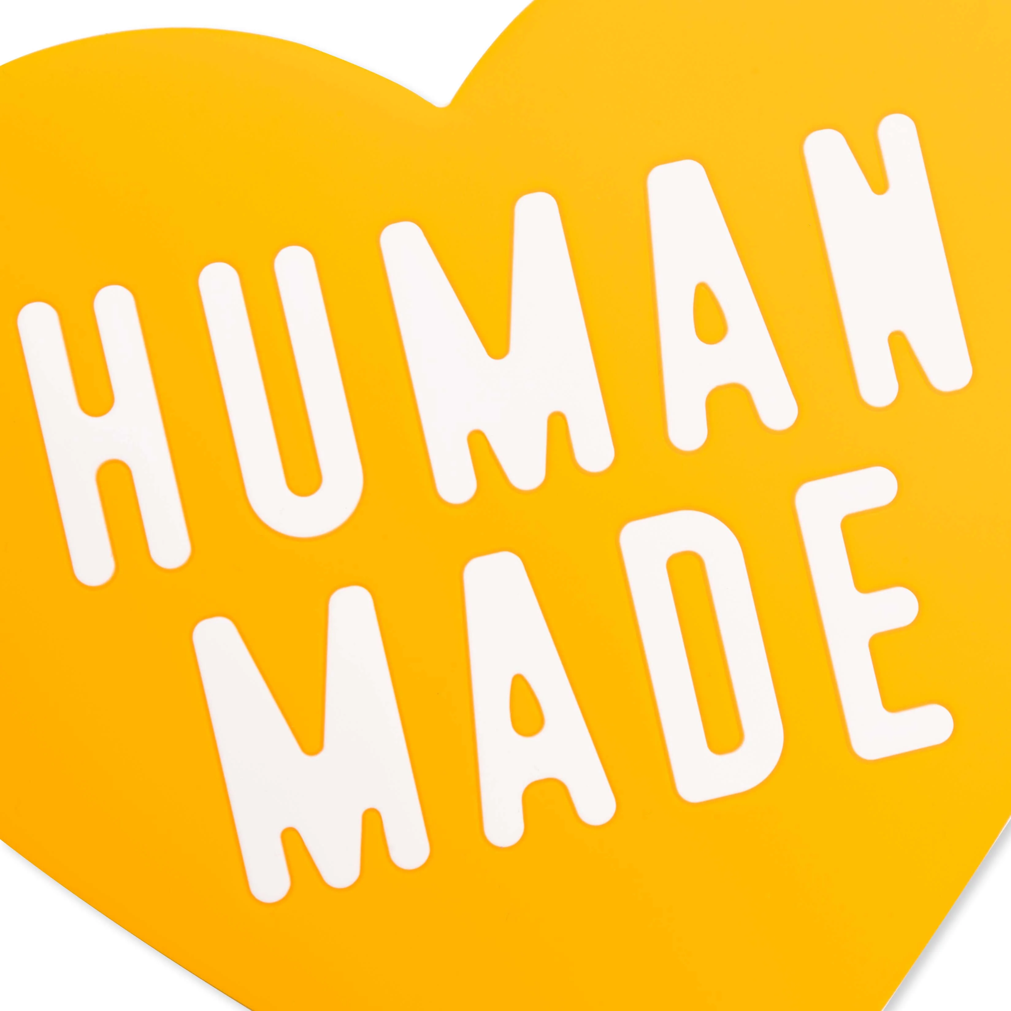 Heart Rubber Coaster - Yellow - Image 3