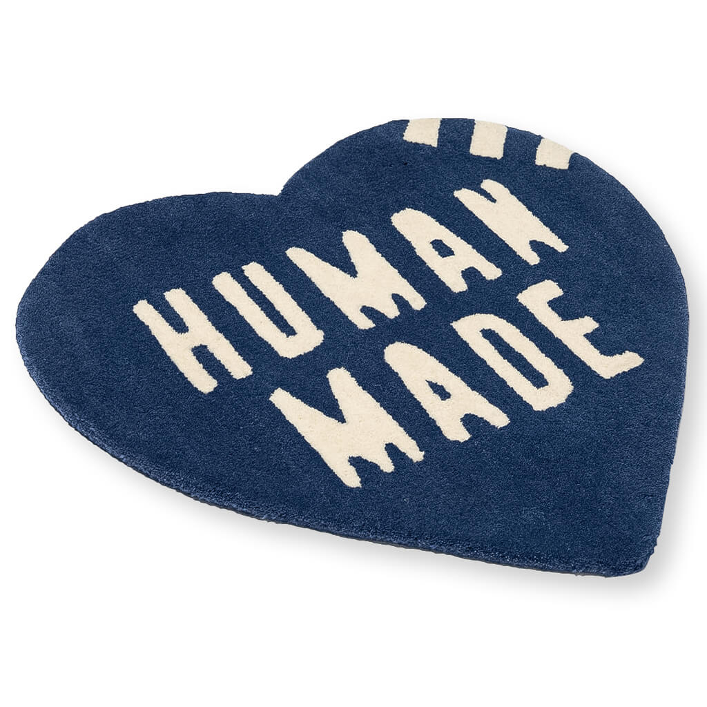 Heart Rug Medium - Navy - Image 2