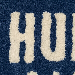 Heart Rug Small - Navy - Image 3