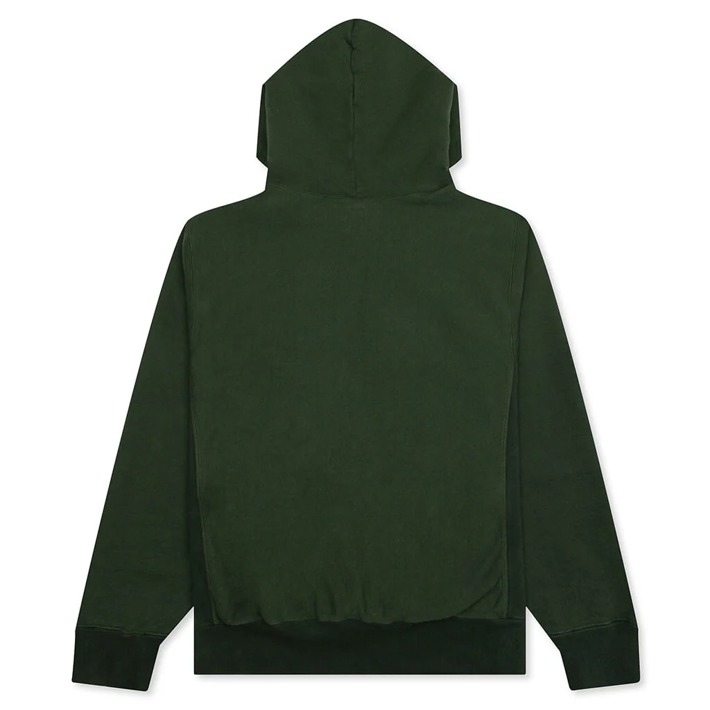 Heavy Weight Hoodie #1 - Green - Image 2