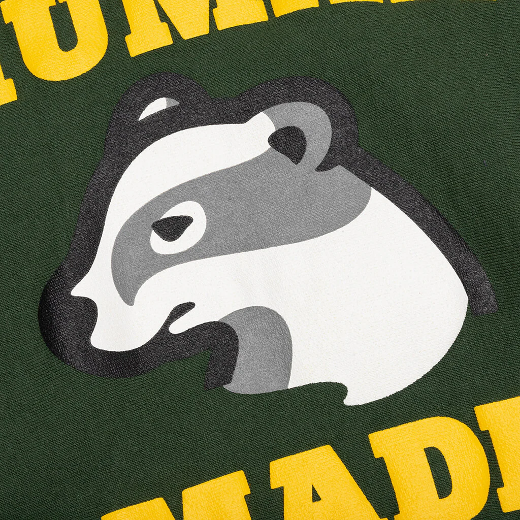 Heavy Weight Hoodie #1 - Green - Image 3