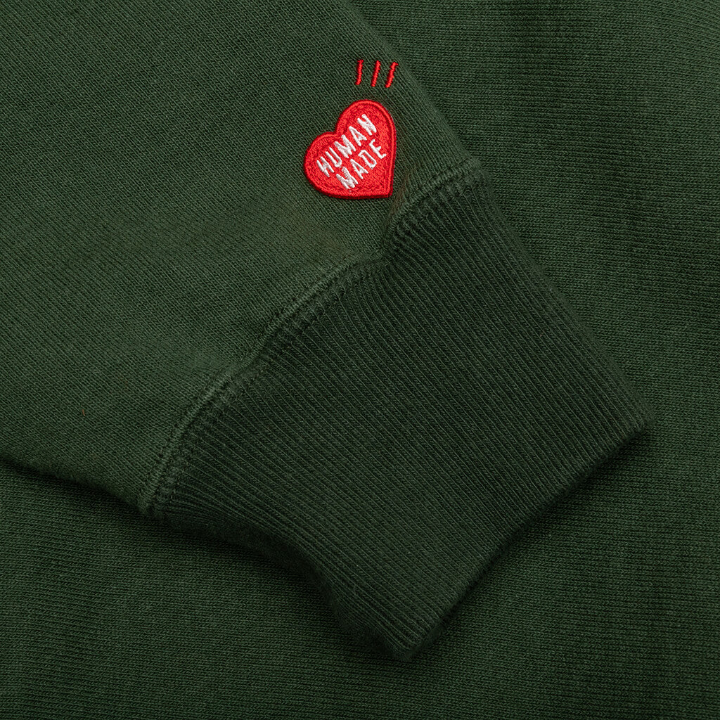 Heavy Weight Hoodie #1 - Green - Image 4