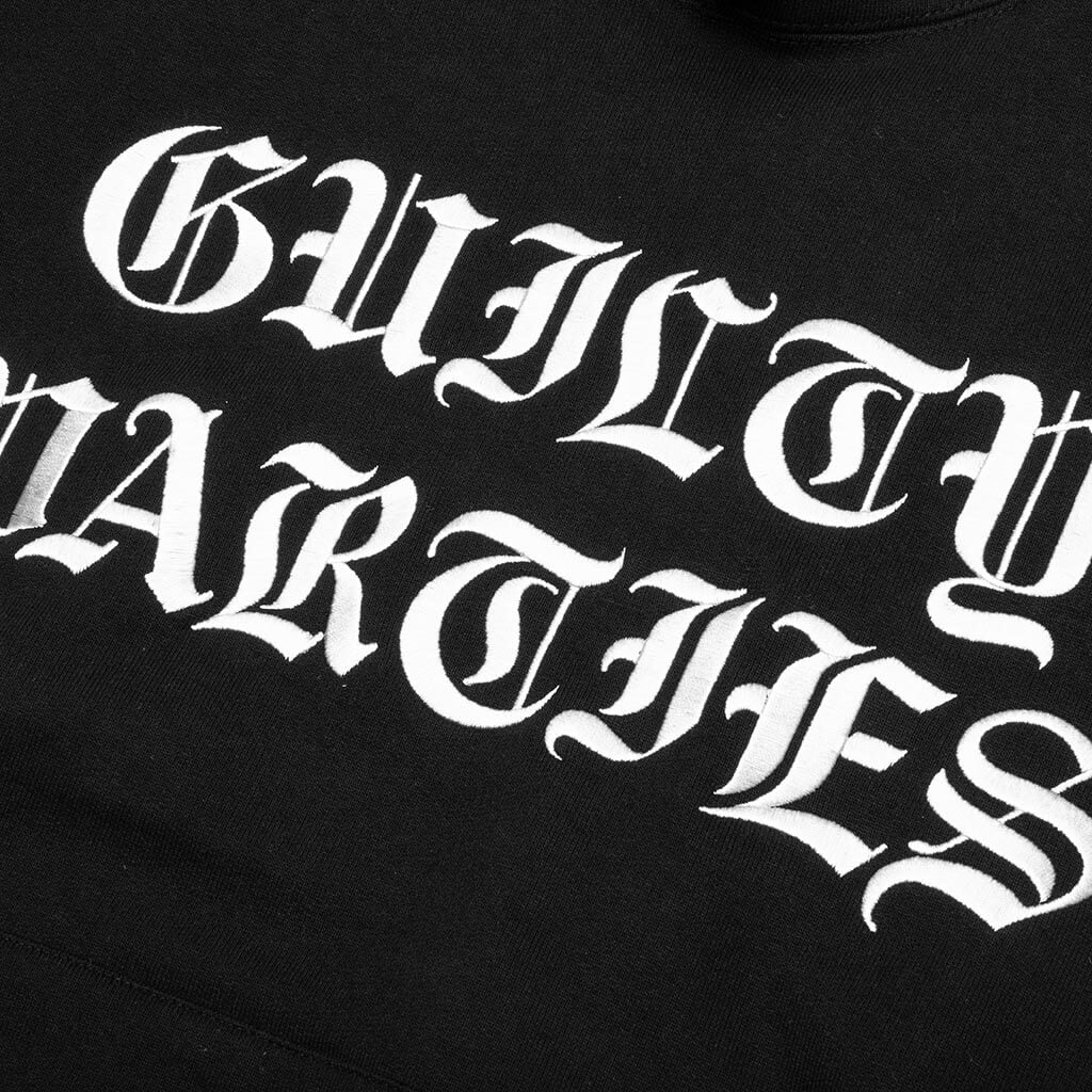 Heavy Weight Pullover Hooded Type-3 Sweatshirt - Black - Image 4