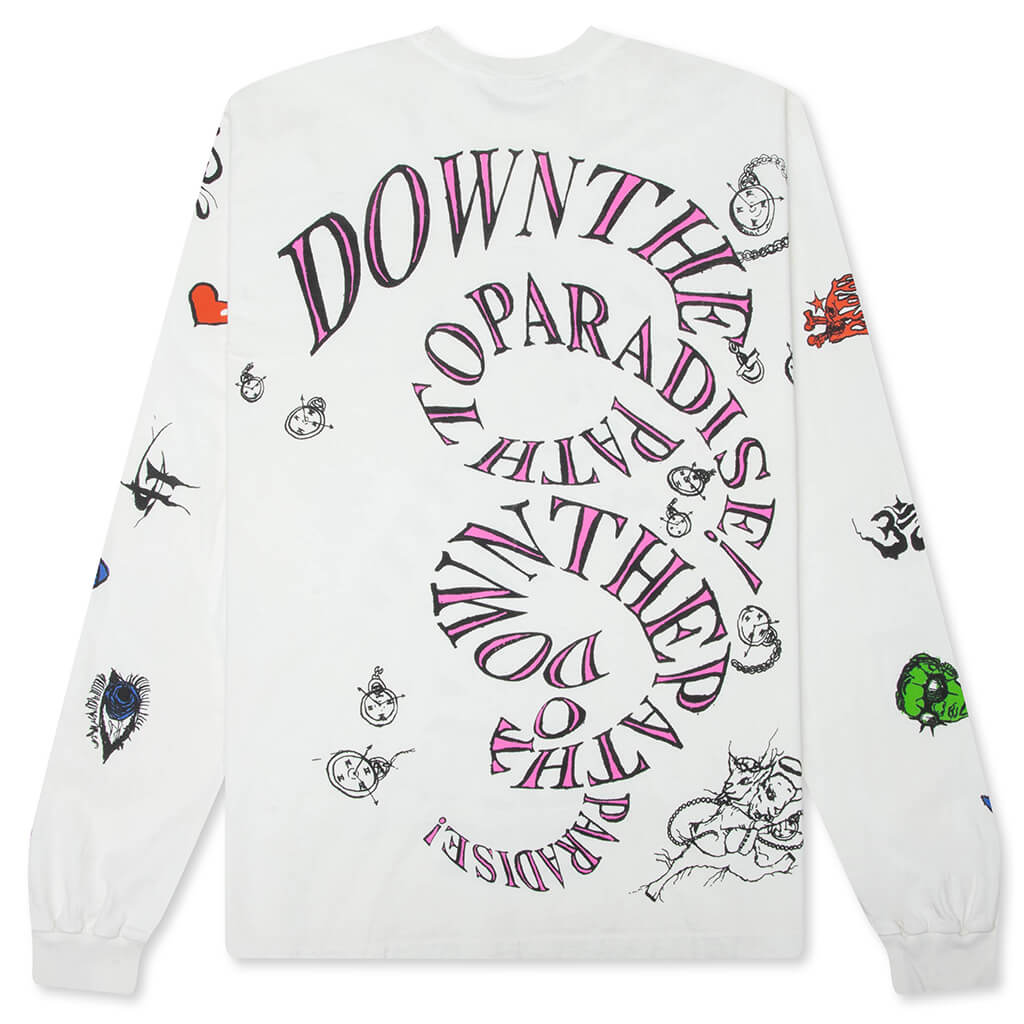Down The Paradise Path Longsleeve - White - Image 2