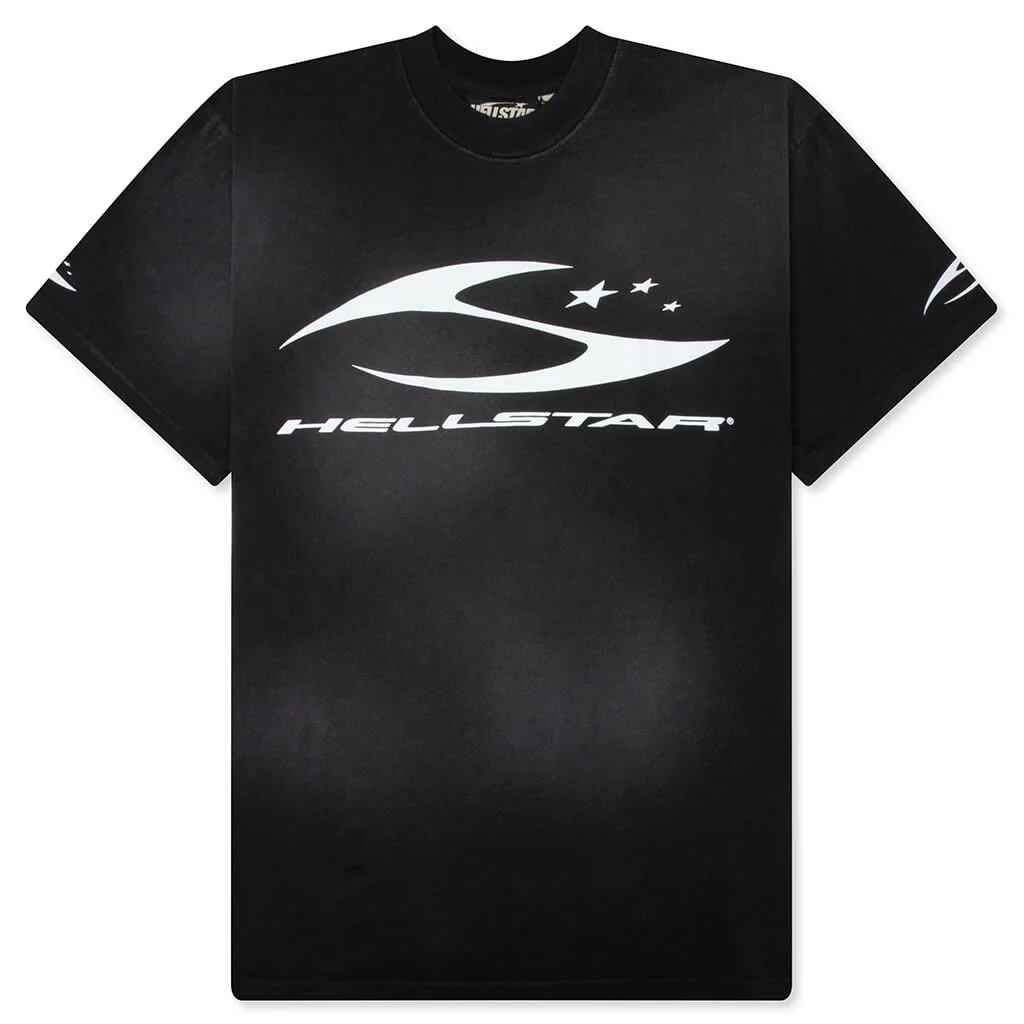 H Cursive Logo T-Shirt - Black