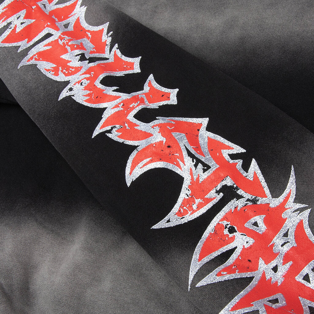 Stars Shine Graffiti Hoodie - Black/Red - Image 5