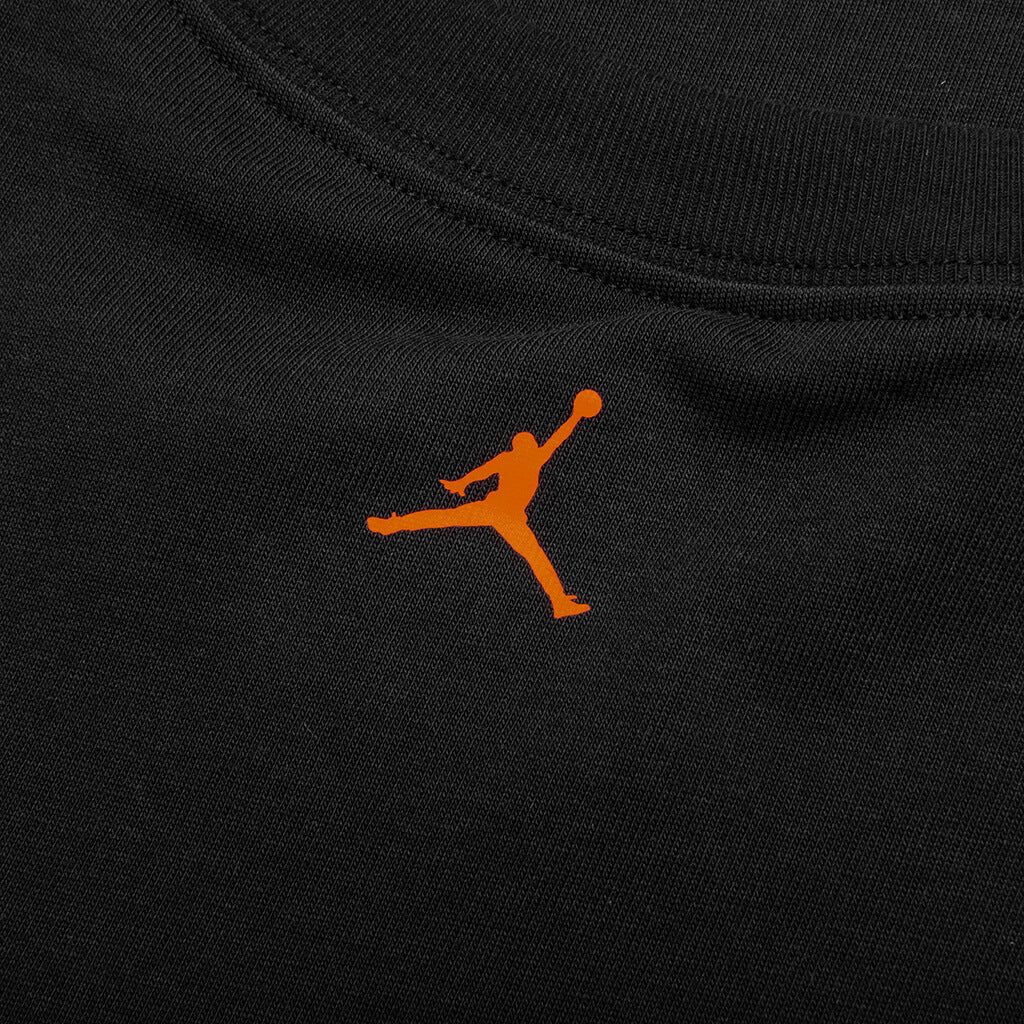 Women's Oversized Flight T-Shirt - Black/Orange/Grey - Image 3