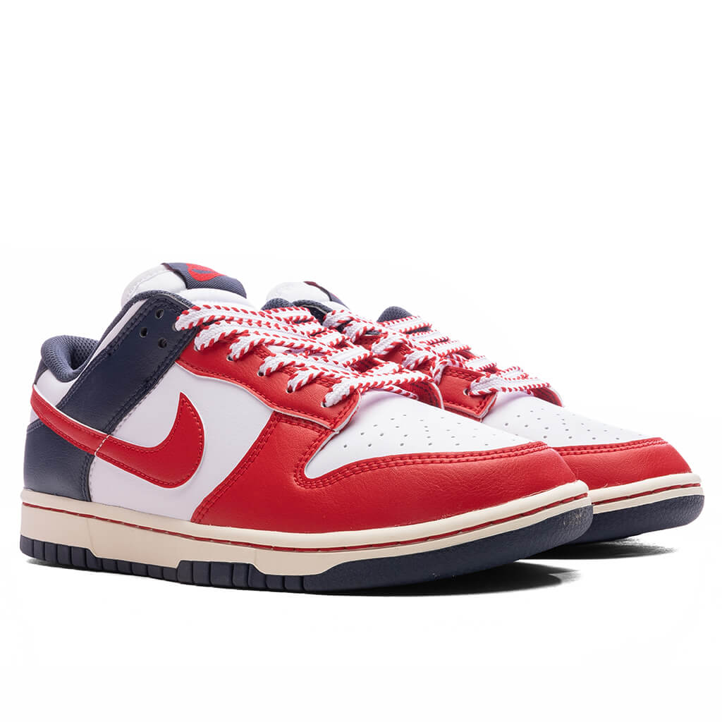 Dunk Low Retro 'Boston Red Sox' - White/University Red/Thunder Blue - Image 2