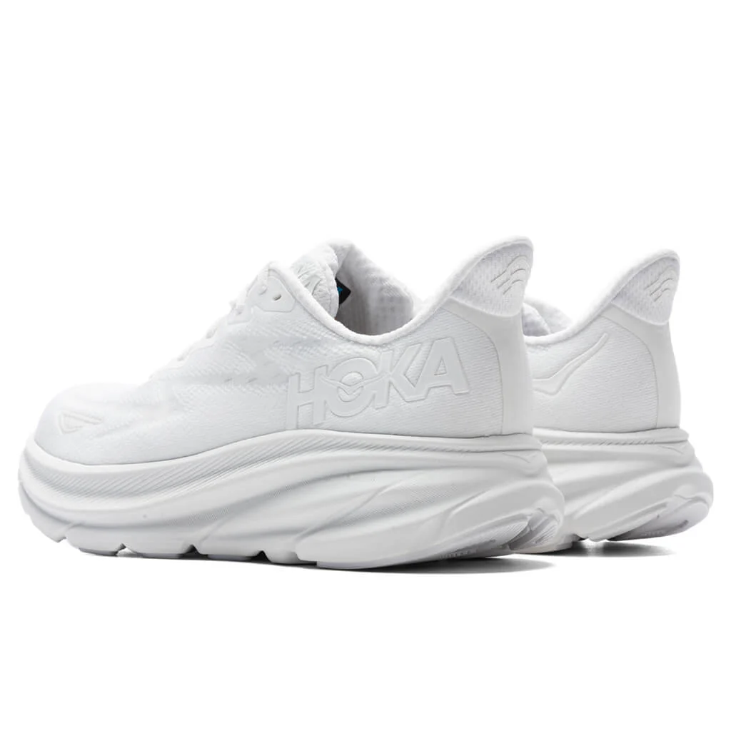Women's Clifton 9 - White/White - Image 3