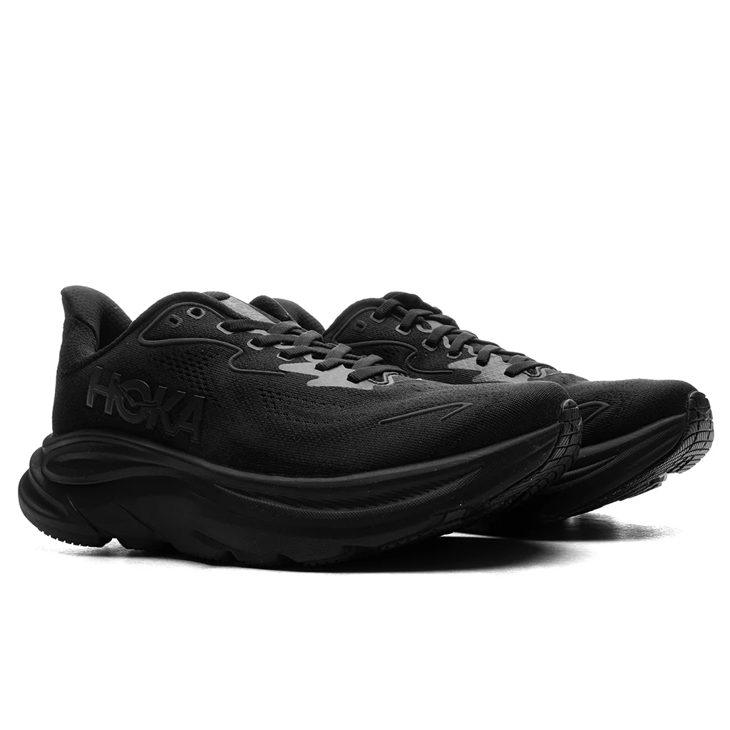 Women's Clifton 10 - Black/Black - Image 2