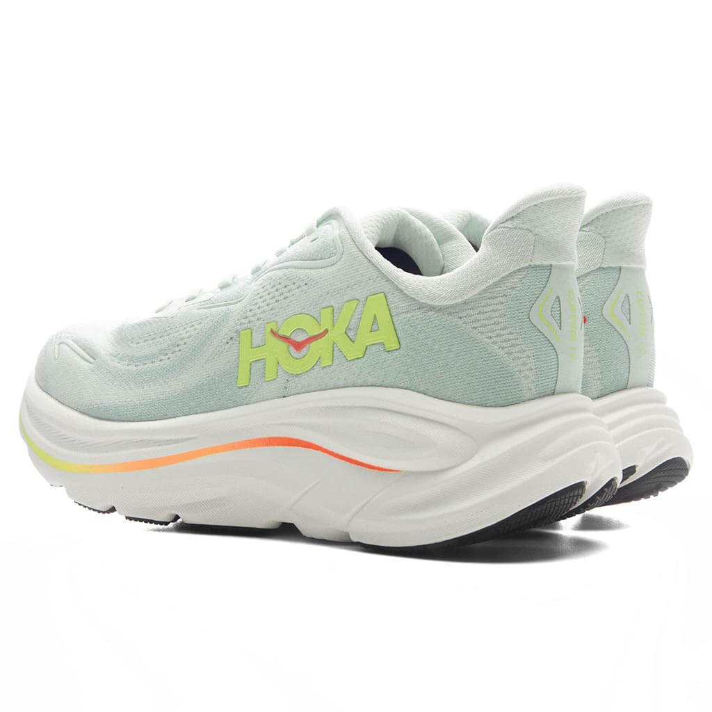 Women's Clifton 10 - Sea Glass/Neon Flame - Image 3