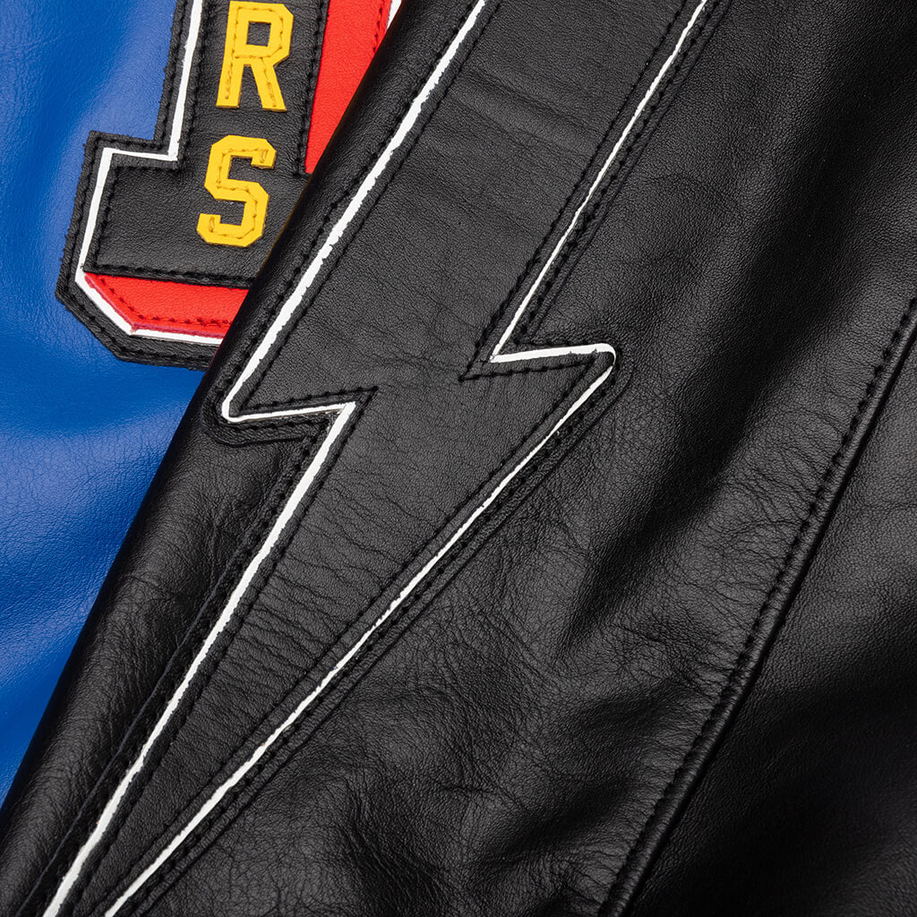 Saint Michael x Denim Tears Holy Grail Varsity Jacket - Blue - Image 6