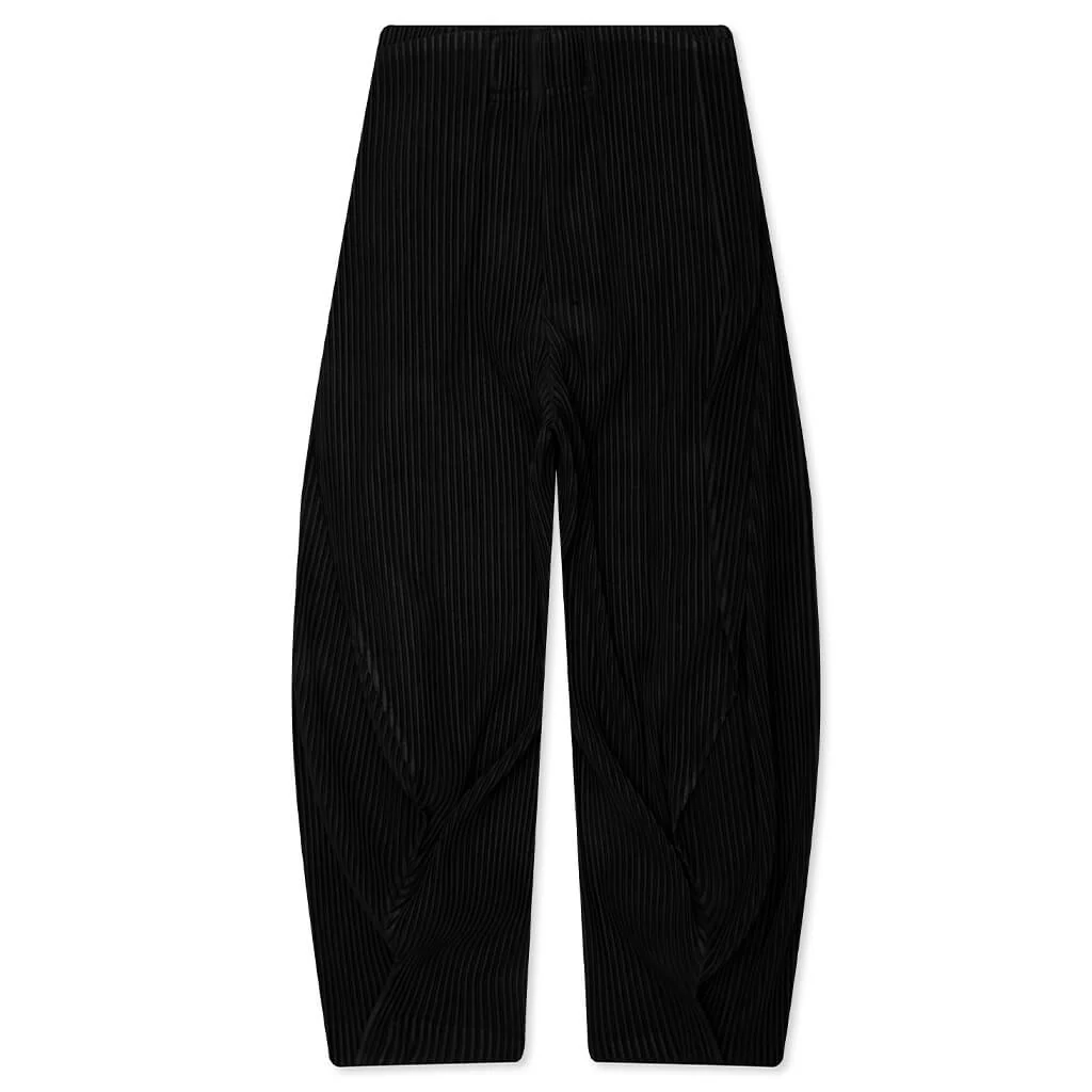 Pleat Bottoms 1 - Black - Image 2