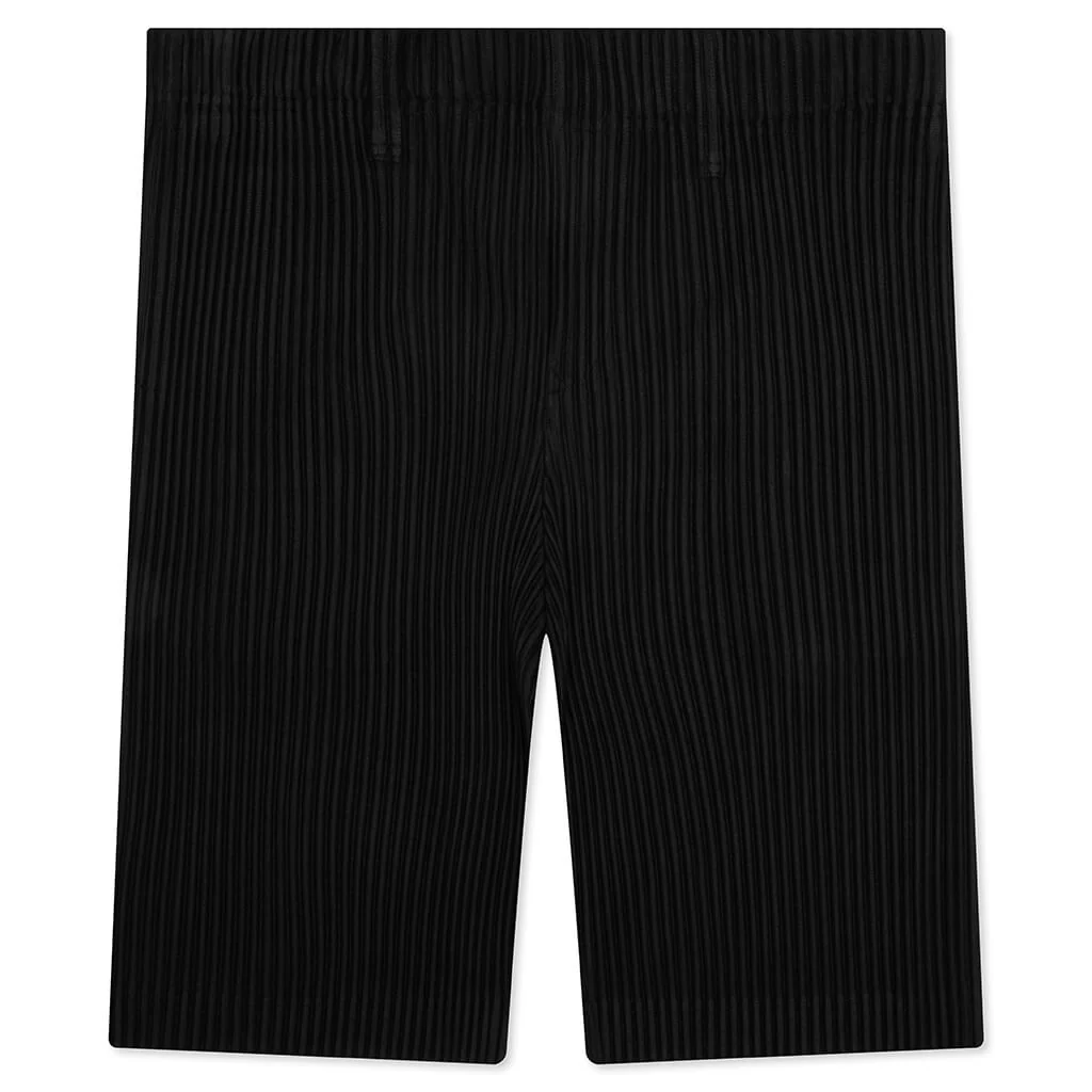 Tailored Pleats 2 Shorts - Black