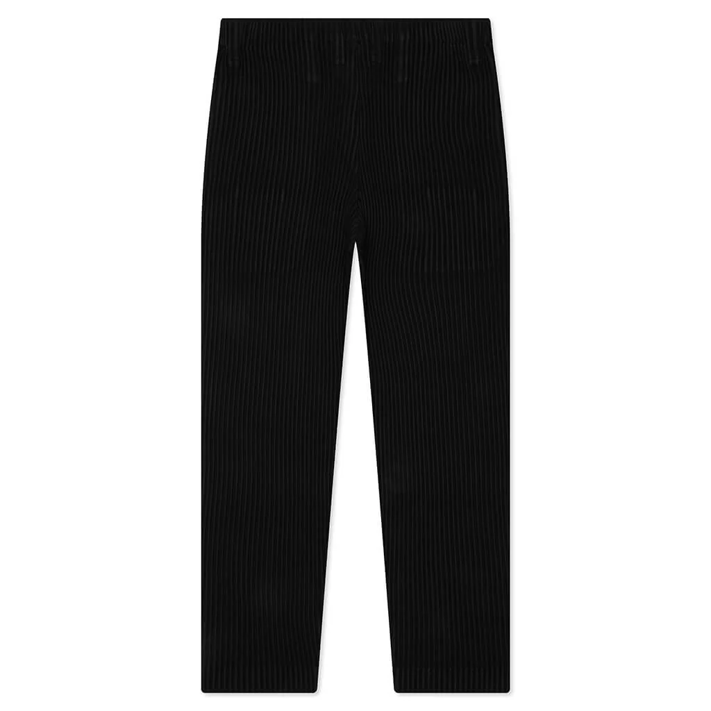 Wool Like Light Pants - Black - Image 2