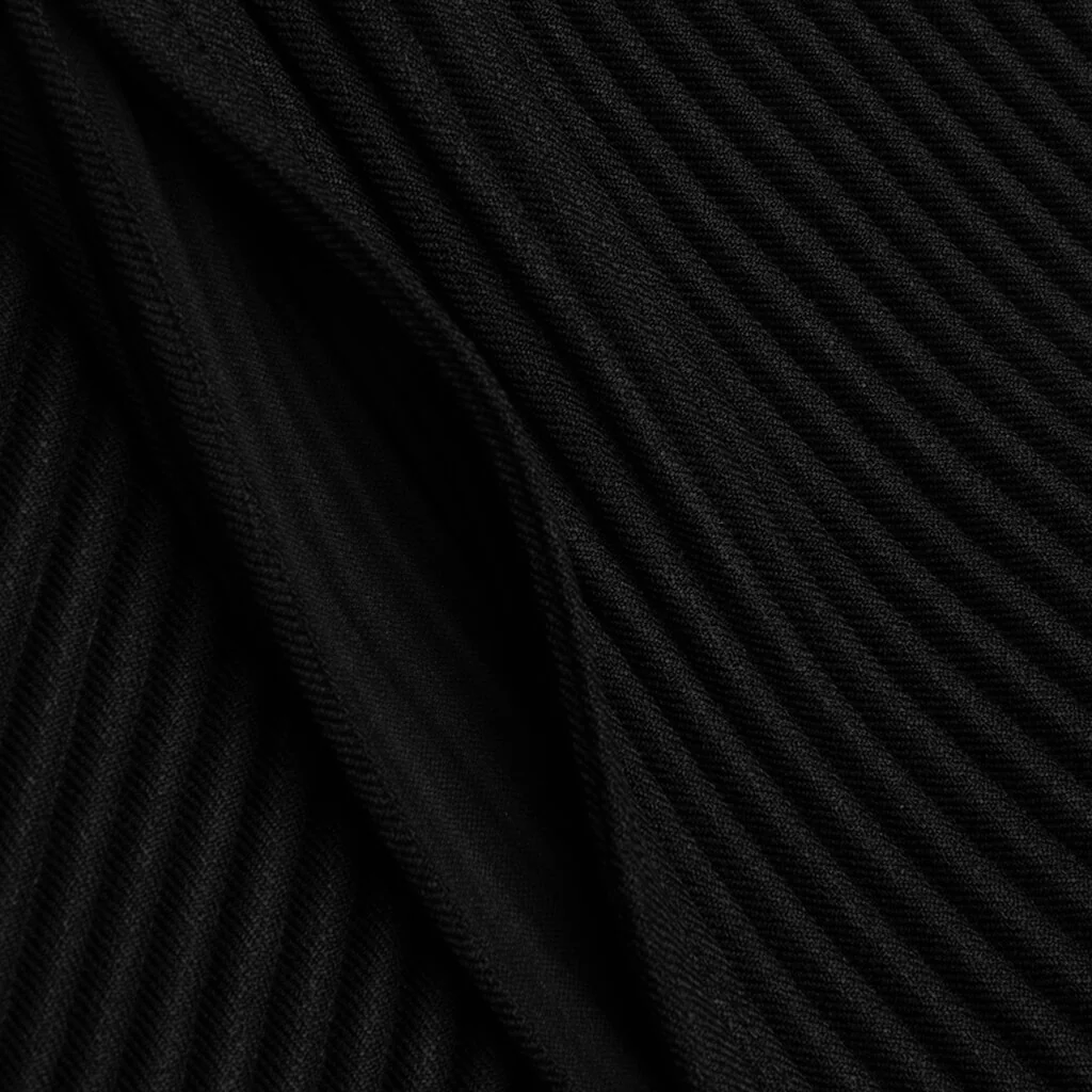 Wool Like Light Pants - Black - Image 3