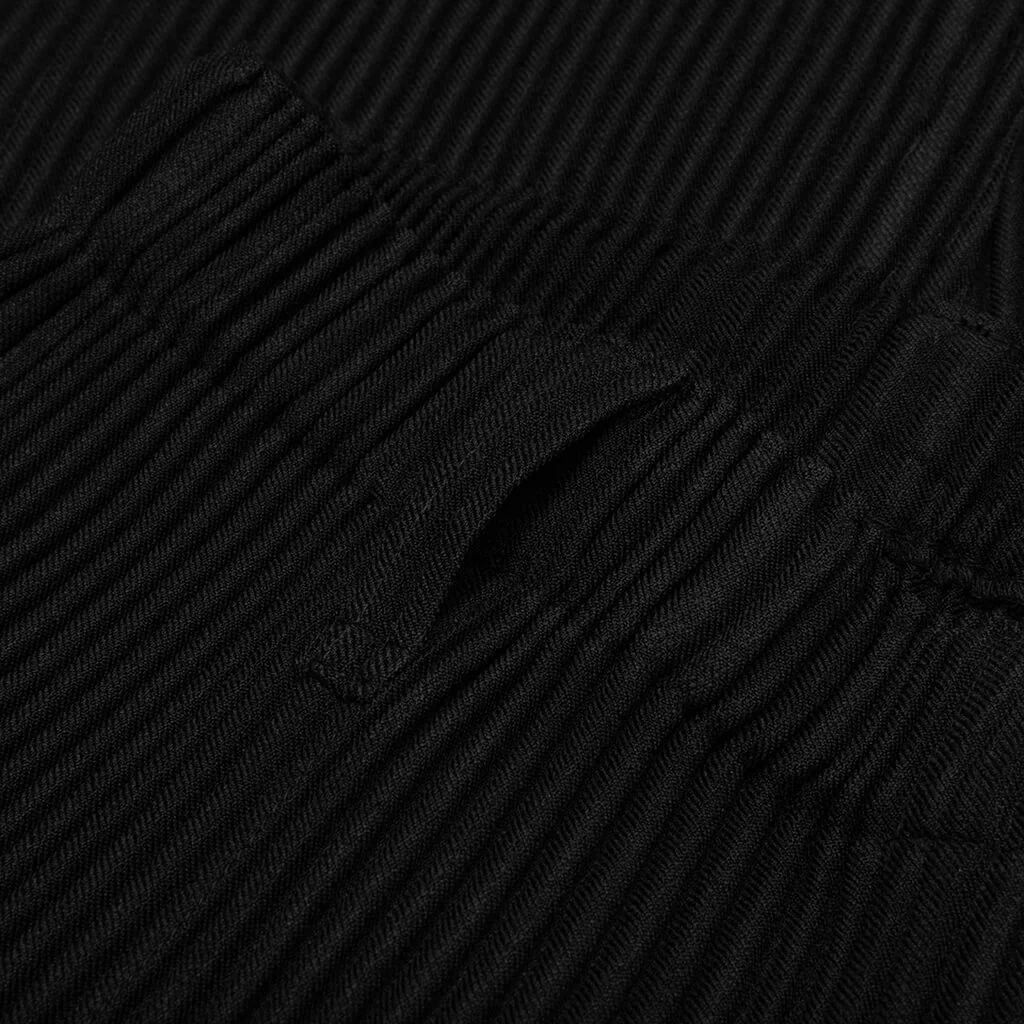 Wool Like Light Pants - Black - Image 4