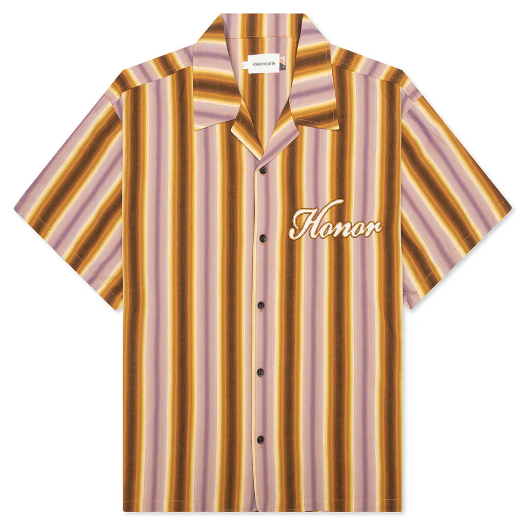 Auto Shop Camp Shirt - Brown