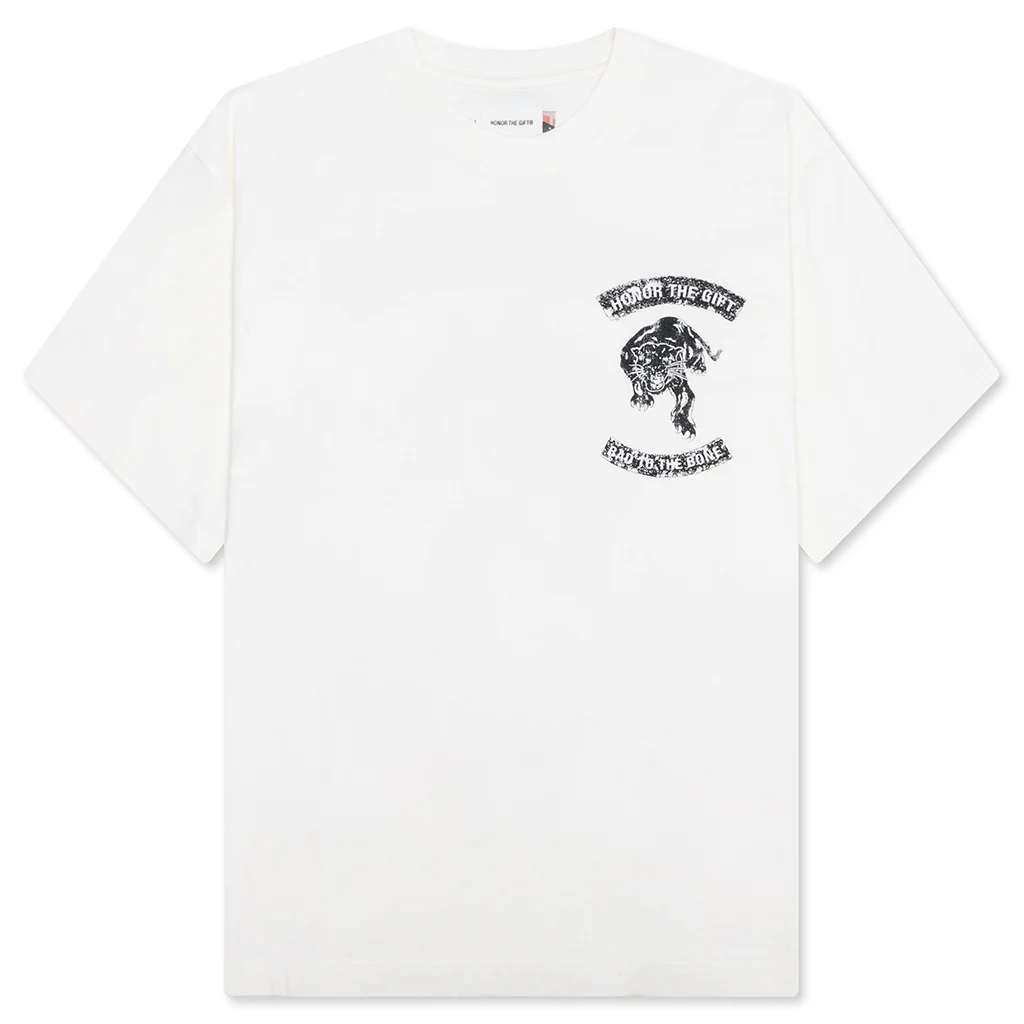 Bad To The Bone Tee - White