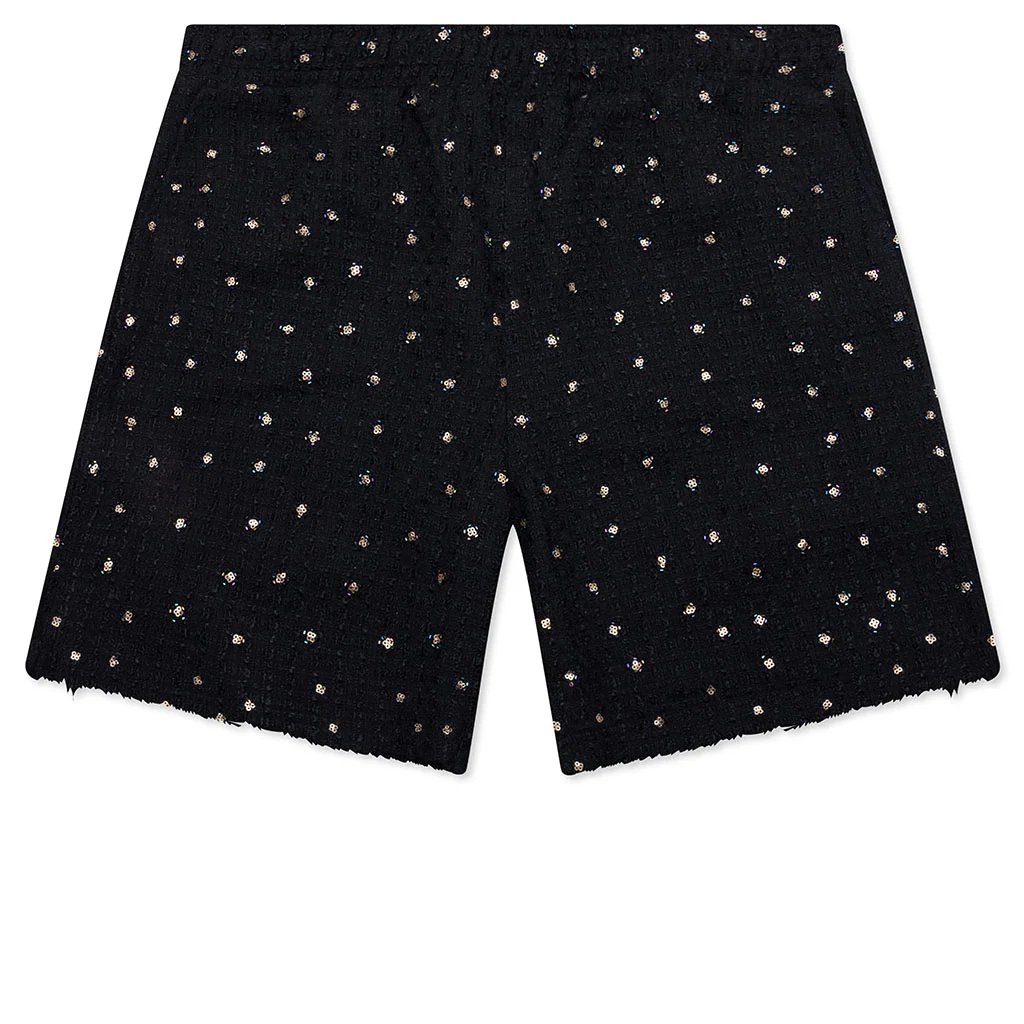 Beaded Shorts - Black