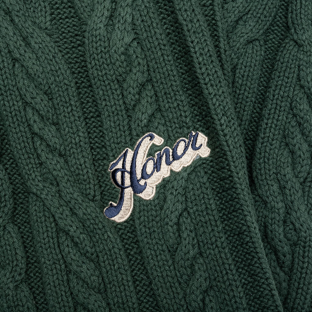 Cable Knit Pant - Green - Image 4