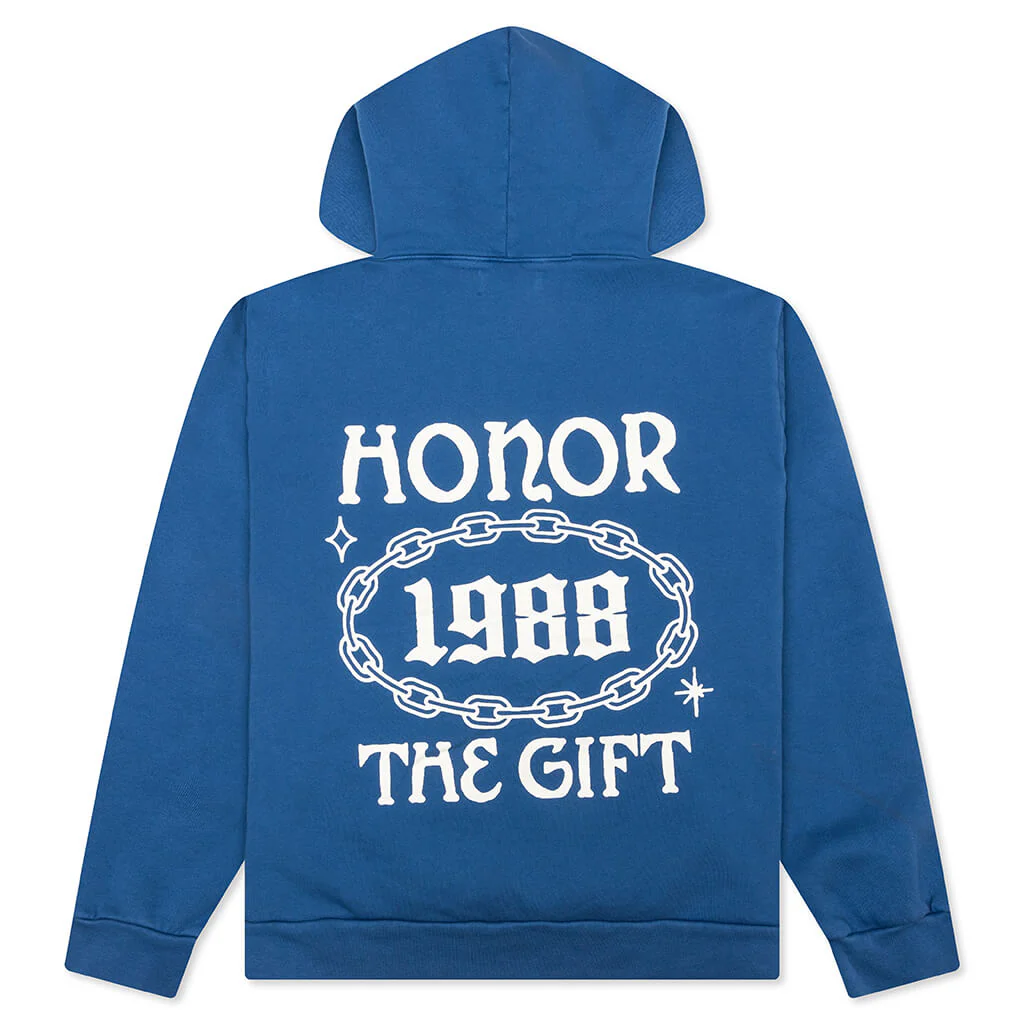 Chainlink Logo Hoodie - Blue - Image 2