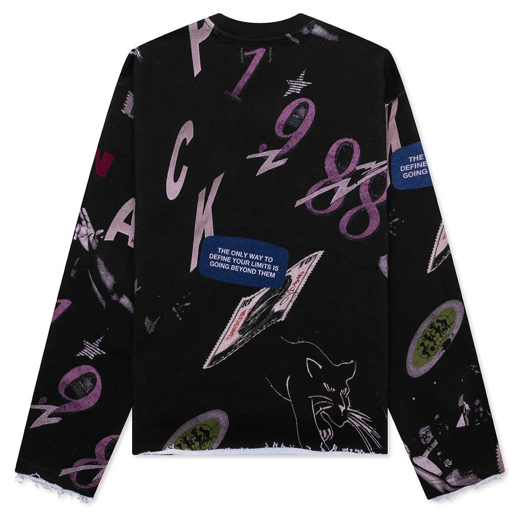 Collage Crewneck - Black - Image 2