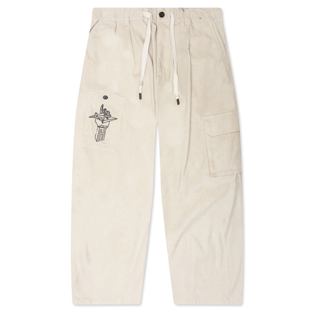 Corduroy Baggy Pant - Cream