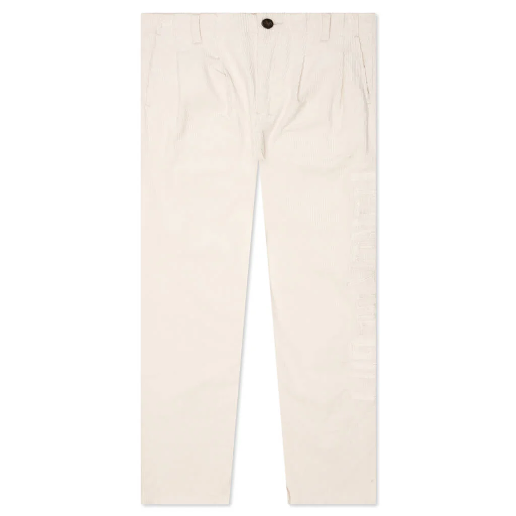 Corduroy Trouser Pant - Bone